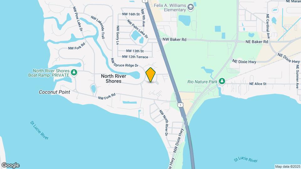 860 NW 10th Terrace-Unit -1 Map and Location Details