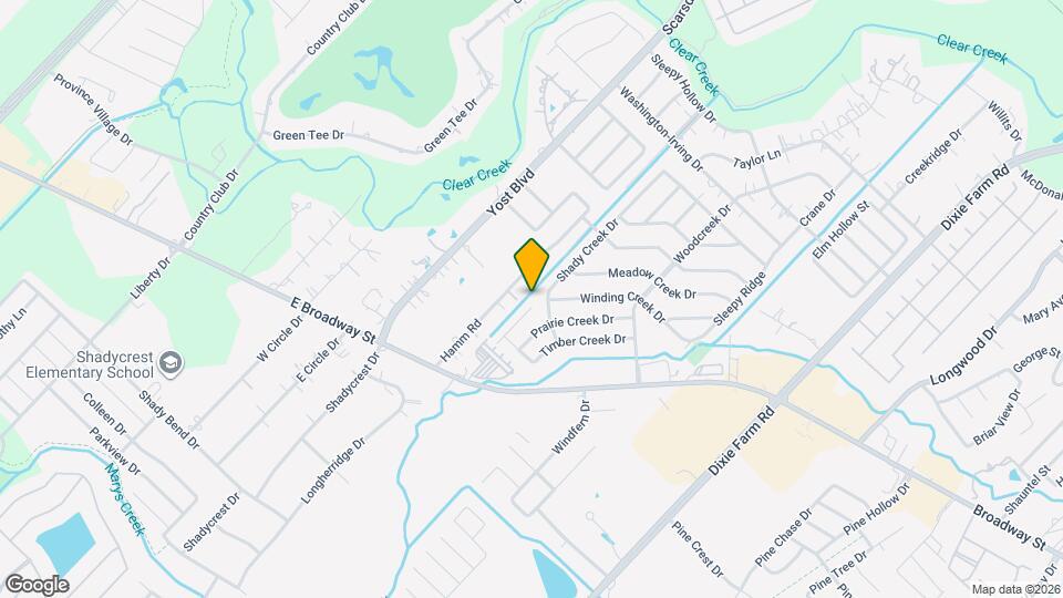 1901 Canyon Creek Ct Map and Location Details