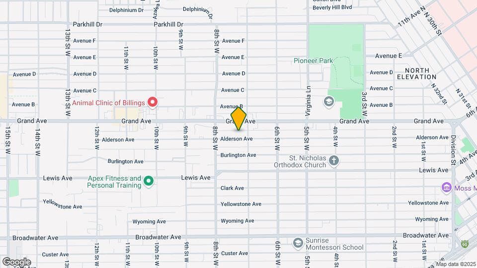 715 Alderson Ave Map and Location Details