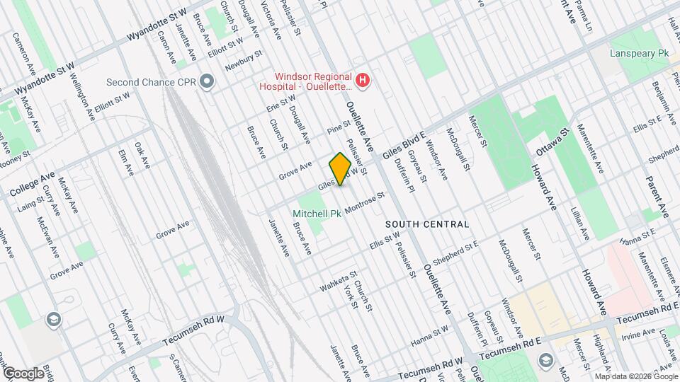 1228 Dougall Ave, Unit LOWER Map and Location Details