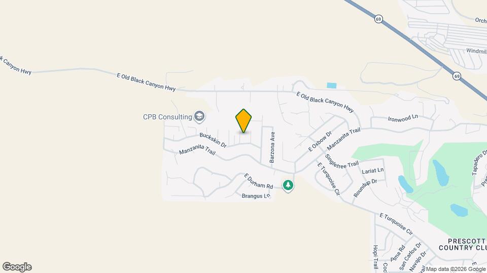 Cozy 2 bedrooms, 2 bathrooms home in Dewey Arizona! Map and Location Details
