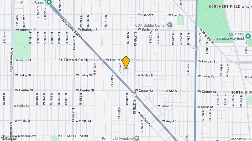 2823 N 28th St Map and Location Details