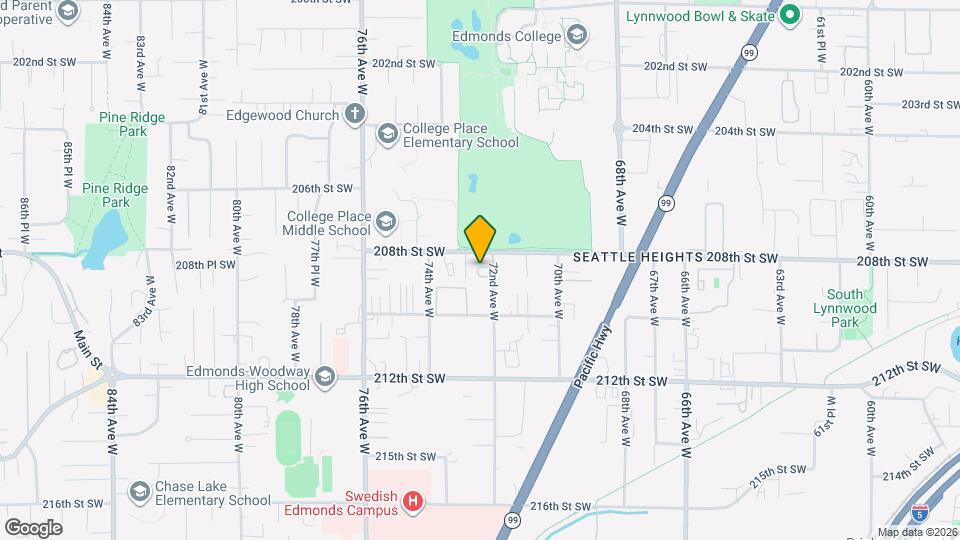 20800 72nd Ave W Map and Location Details