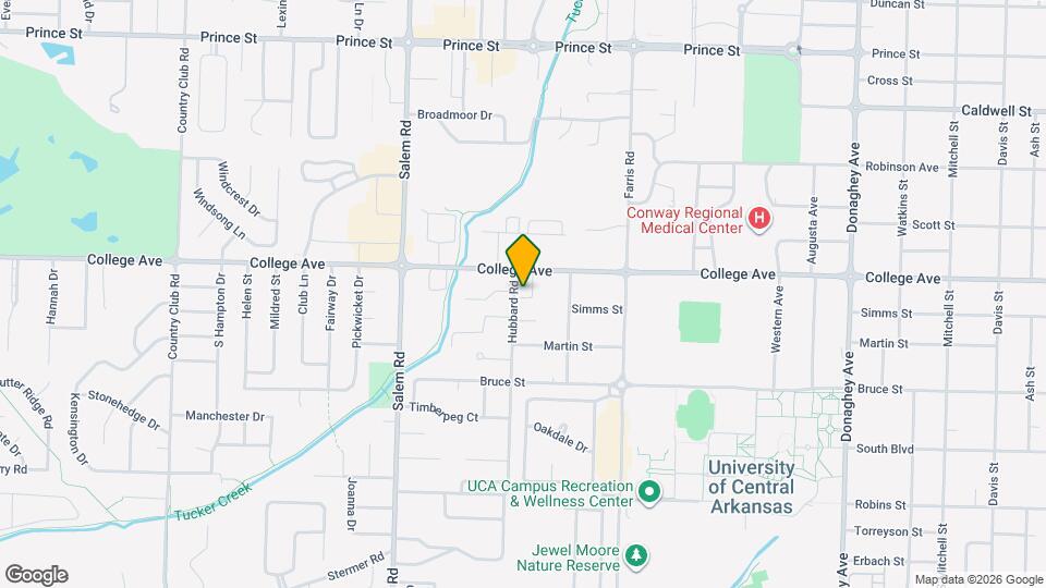 The Crestwoods Map and Location Details