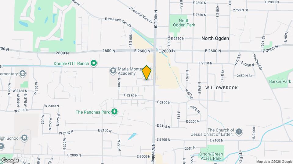 2421 N 400 East, Map and Location Details