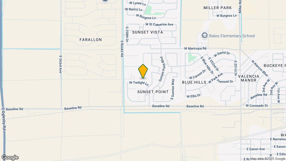 25764 W Twilight Ln Map and Location Details