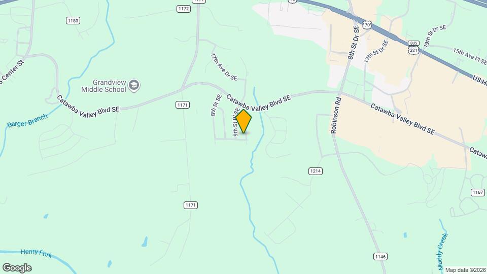 1922 9th Street Dr SE Map and Location Details