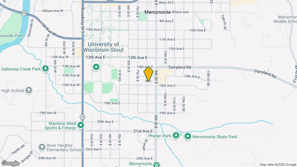 1520 8th St E Map and Location Details