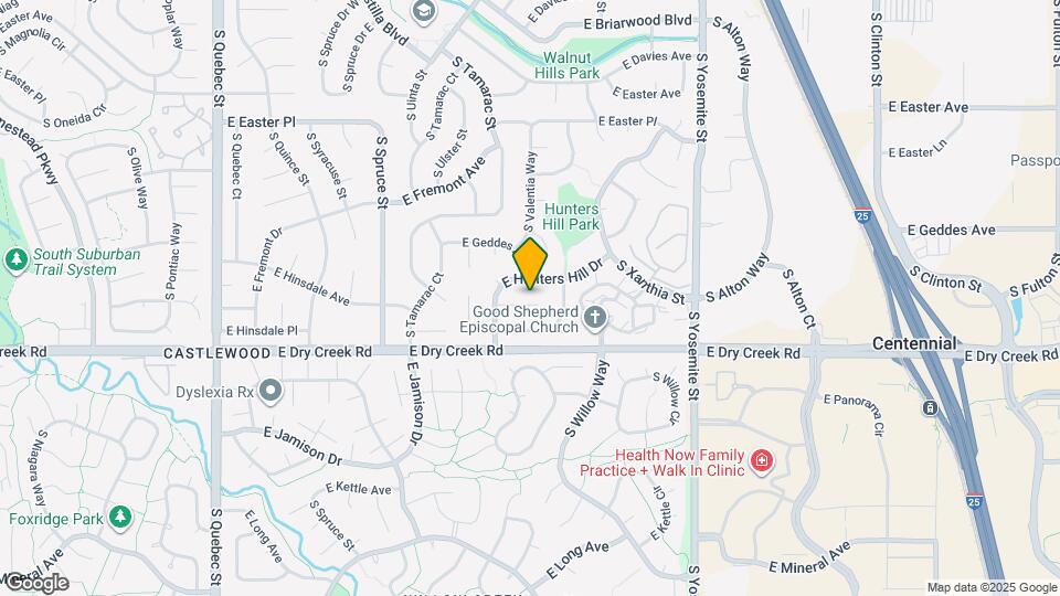 8345 E Hinsdale Ave Map and Location Details