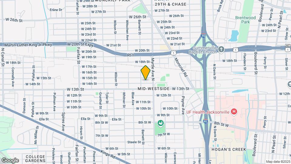 1349 14th St Map and Location Details