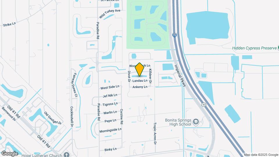 10621 Landau Ln Map and Location Details