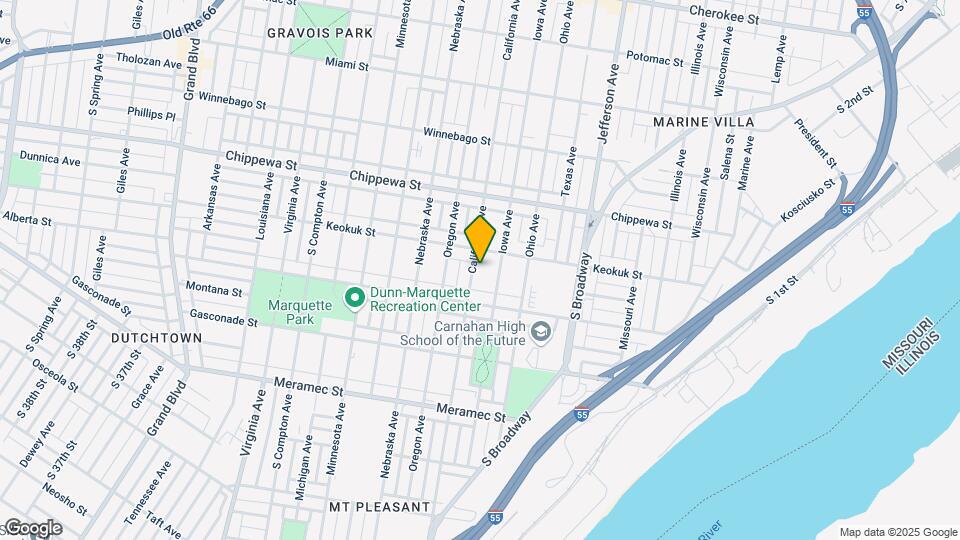 3920 California Ave Mapa y Detalles de la Ubicación