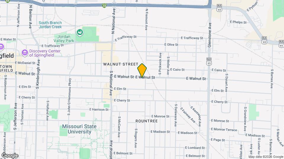 1354 E Walnut St Mapa y Detalles de la Ubicación