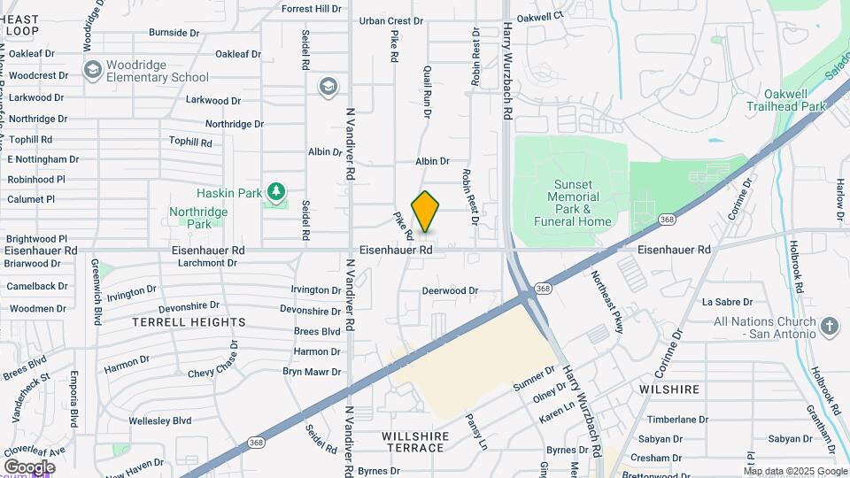 3103 Eisenhauer Rd Mapa y Detalles de la Ubicación