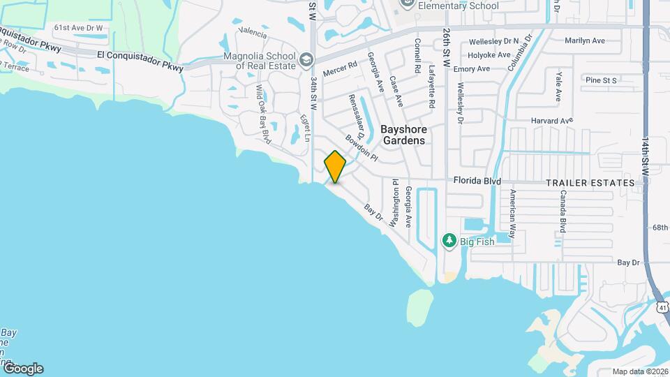 3208 Bay Dr, Unit SI ID1591526P Mapa y Detalles de la Ubicación