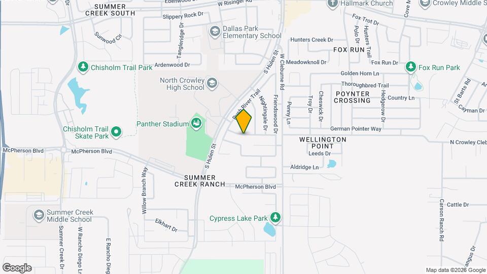 4521 Chaparral Creek Dr Map and Location Details