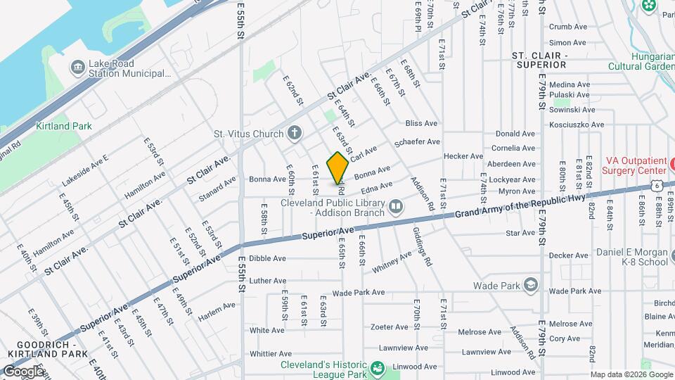 1230 Norwood Rd Map and Location Details