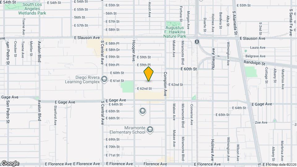1362 E 61st St Map and Location Details