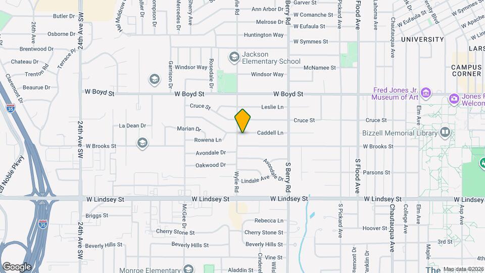 1230 Caddell Ln Map and Location Details