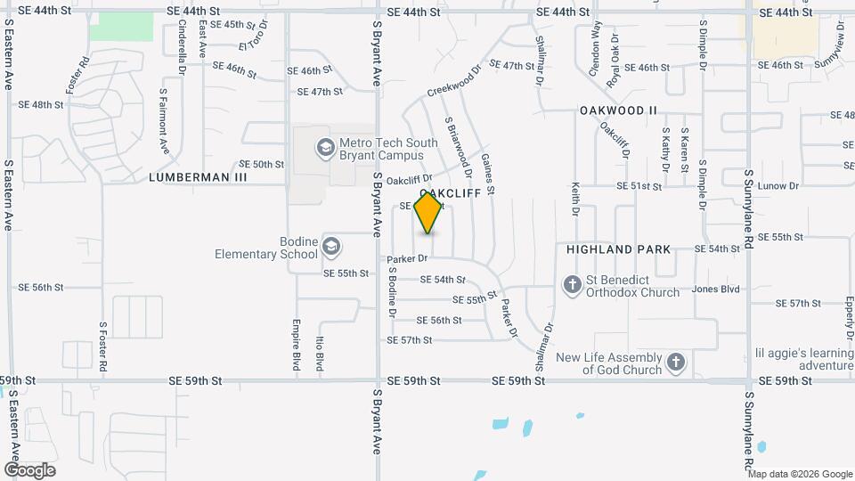 5309 Creekwood Terrace Map and Location Details
