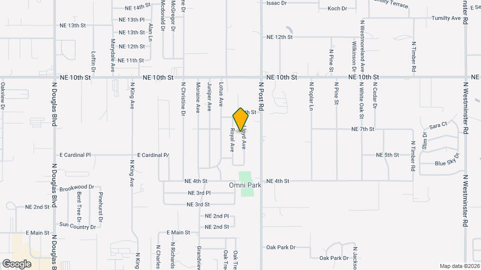 701 Lloyd Ave Map and Location Details