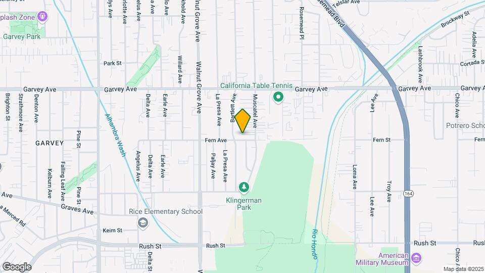 2611 Muscatel Ave Map and Location Details