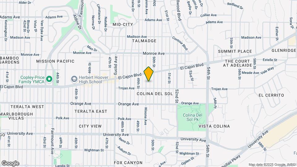 4333 Winona Ave Map and Location Details