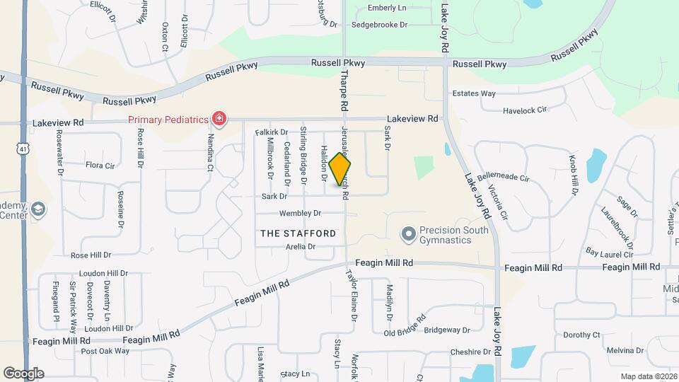 234 Jerusalem Church Rd Map and Location Details