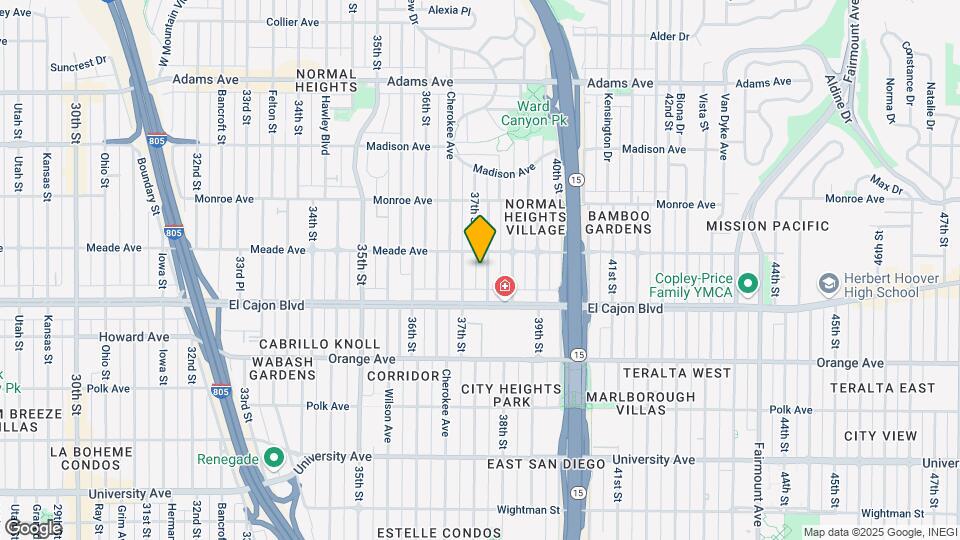 4368 Mcclintock St Map and Location Details