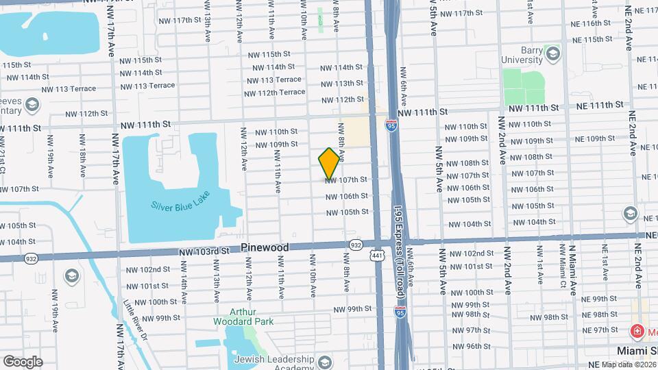 842 NW 107th St Map and Location Details