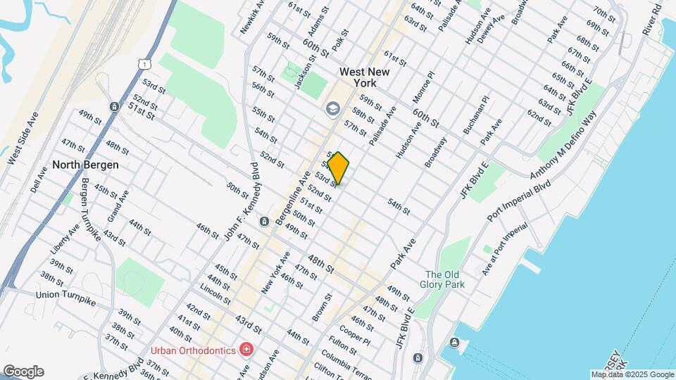 401 53rd St Map and Location Details