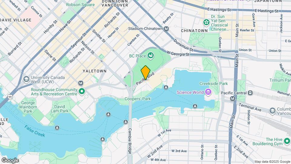 9 Smithe Mews Map and Location Details