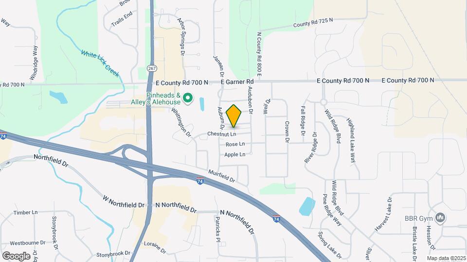 722 Chestnut Ln Mapa y Detalles de la Ubicación