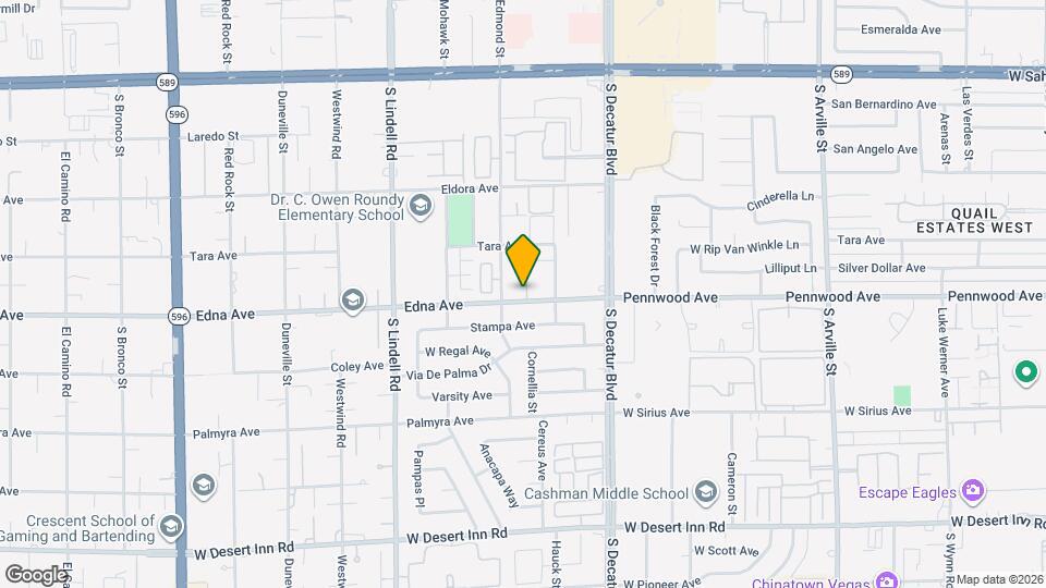 5140 Edna Ave Map and Location Details