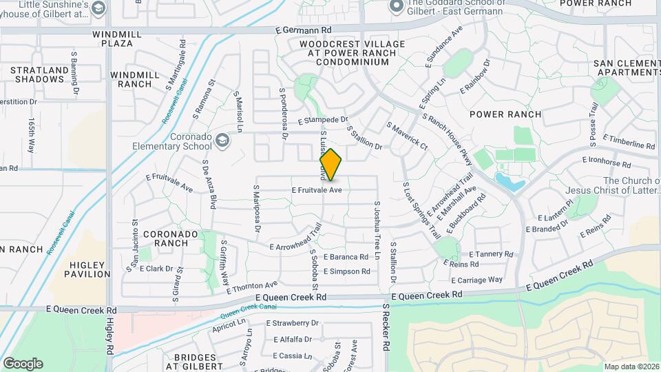 3852 E Fruitvale Ave Map and Location Details