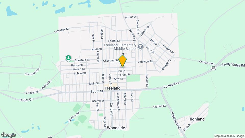 606 Walnut St Map and Location Details