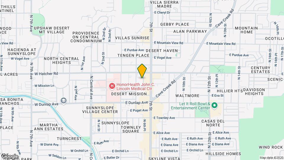 9222 N 6th St Map and Location Details