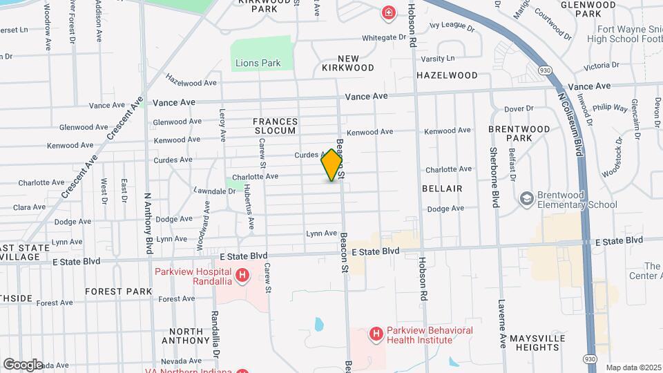 2717 Clara Ave Map and Location Details