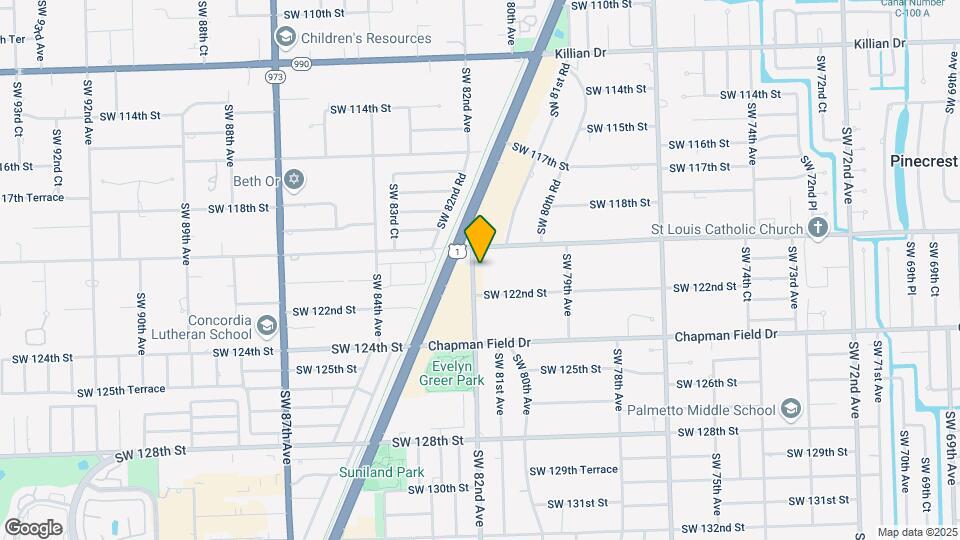 12033 SW 82nd Ave Mapa y Detalles de la Ubicación