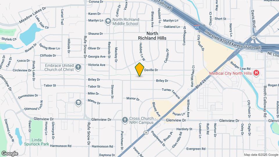 7017 Briley Dr Map and Location Details