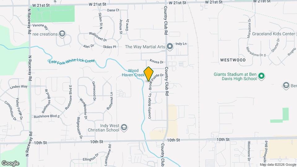 1506 Brook Pointe Dr Map and Location Details