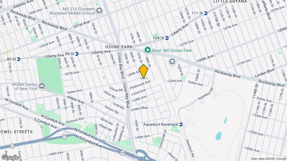 109-35 96th St Mapa y Detalles de la Ubicación