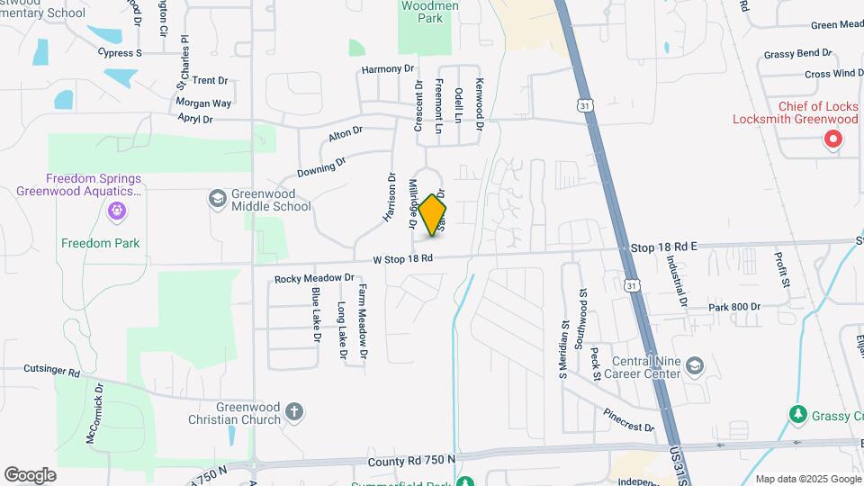 1555 Sanner Dr Map and Location Details