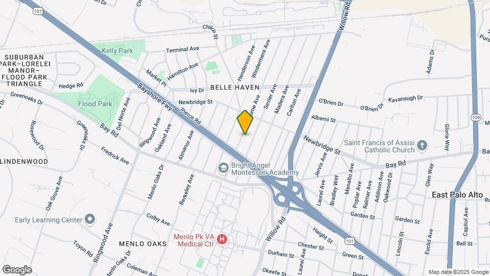 1118 Hollyburne Ave, Unit guest house Map and Location Details