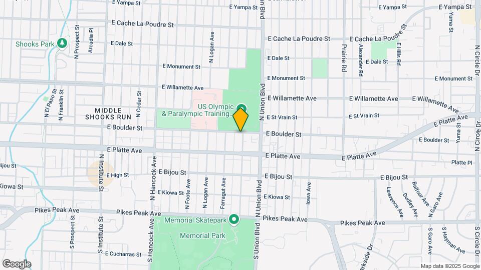 332 N Meade Ave Map and Location Details