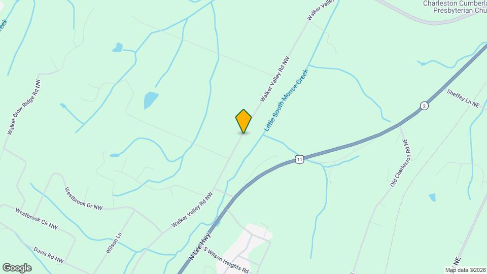 1040 Walker Valley Rd NW Map and Location Details