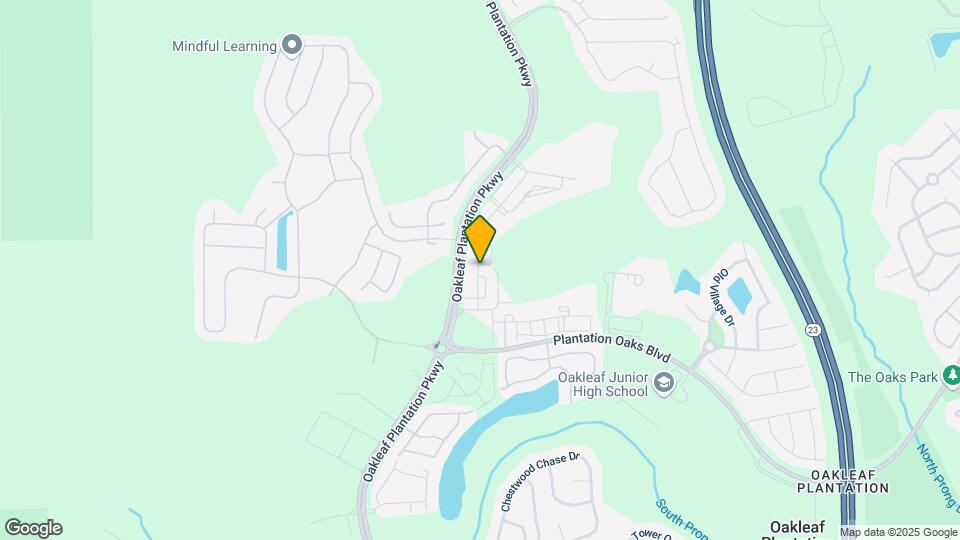 625 Oakleaf Plantation Pkwy Map and Location Details