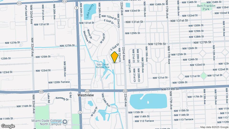 12390 NW 23rd Ave Map and Location Details