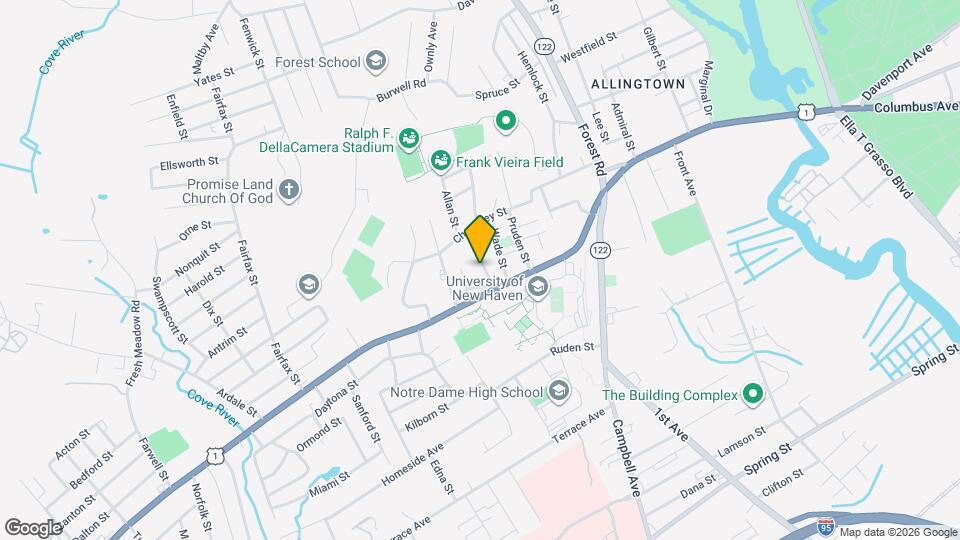 22 Andrews St Map and Location Details