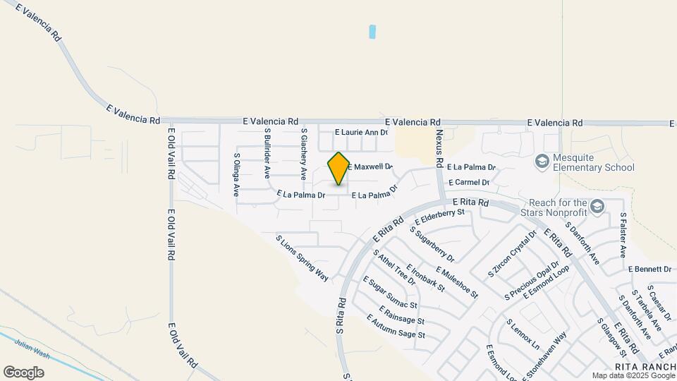 8875 E La Palma Dr Map and Location Details